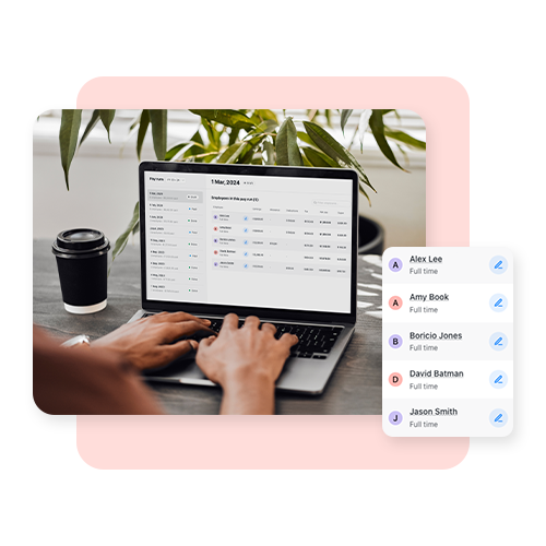Web & Mobile payroll on web and mobile